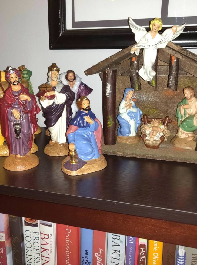 It's been almost a week and my wife hasn't yet noticed the fourth wise man