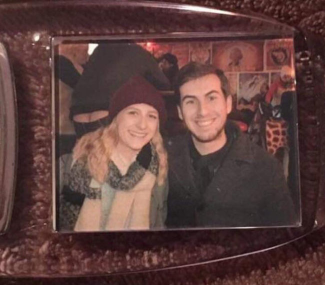 Had a nice photo with the missus and had it put on a key ring, only to later notice this gem... Worst/greatest picture ever