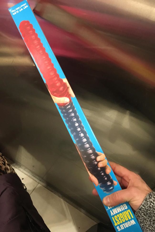 How do I explain to my child why I refuse to buy the world’s biggest gummy worm?