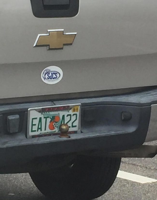 This licence plate