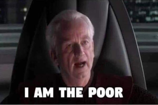 When a cashier asks if I want to donate to the poor...