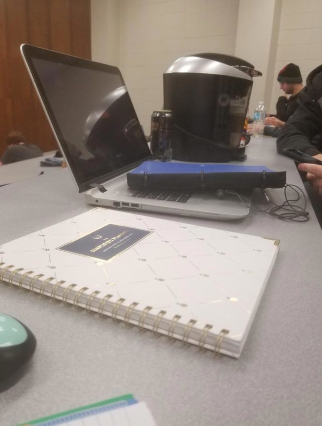 Guy walked in with a full sized Keurig and started making coffee in the middle of lecture. He's living his best life