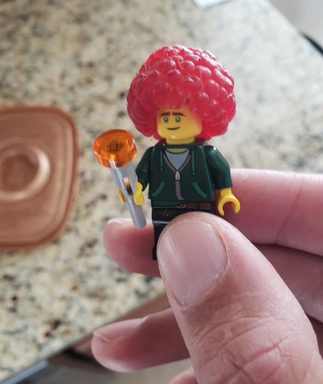 Fruity Lego hair
