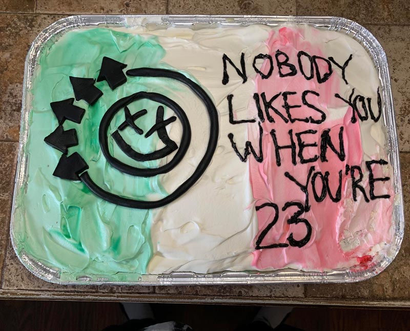 This is the cake my girlfriend made me for my birthday