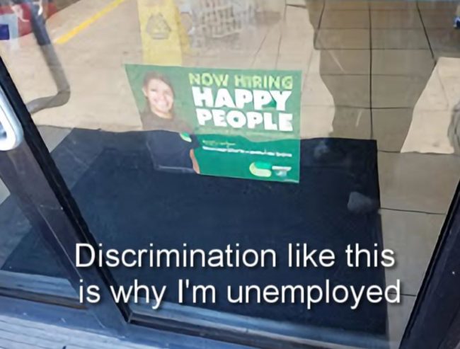 It's not okay to discriminate