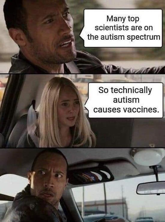 As someone on the spectrum, I hear a whole lot of garbage about vaccines being the cause of autism. Lately, this has been making the rounds in my Asperger's circles