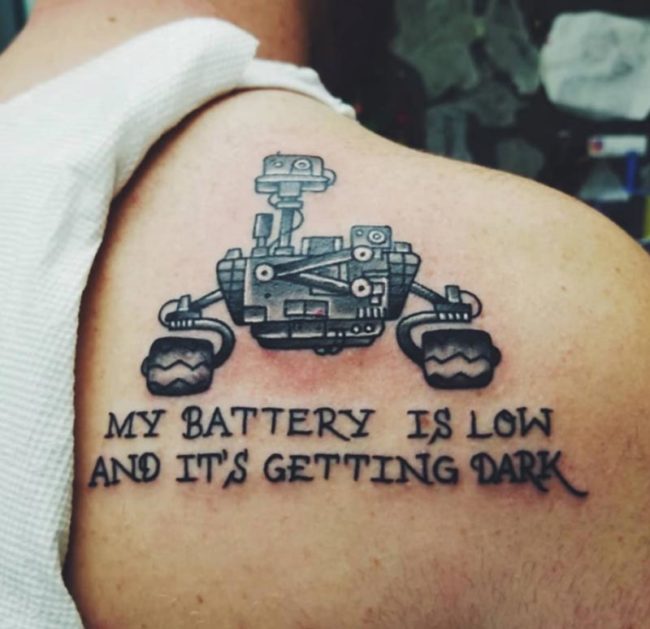 A guy I know got a tattoo