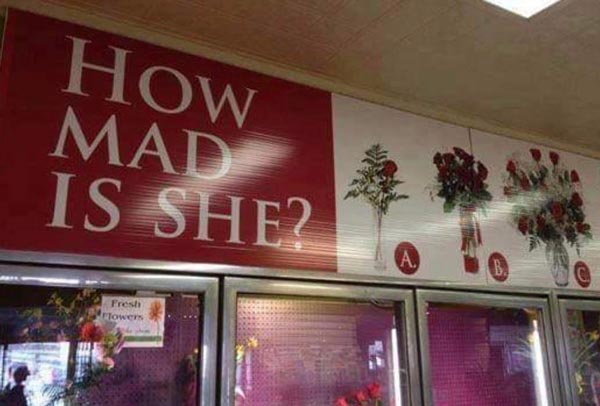 This florists sign