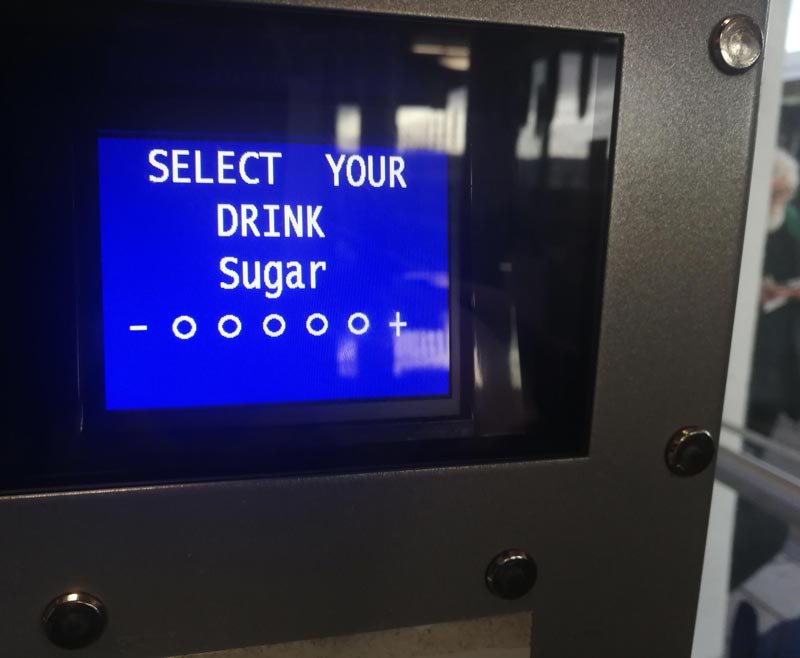 I think the coffee machine is flirting with me