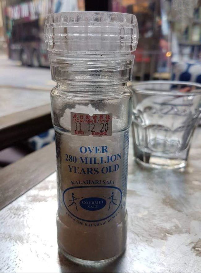 Don't you just hate it when your 280 million year old salt expires