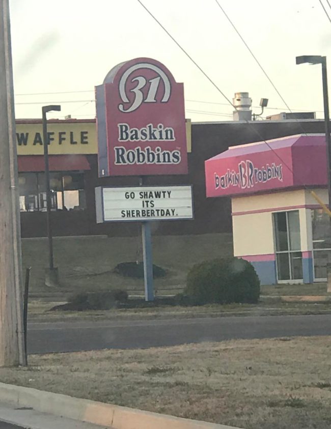 Baskin Robbins saw a chance and took it