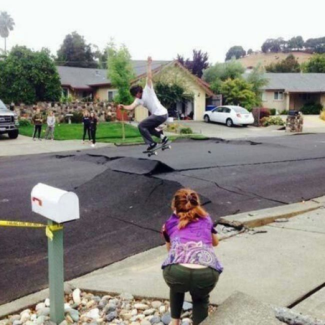 California! When life gives you earthquakes
