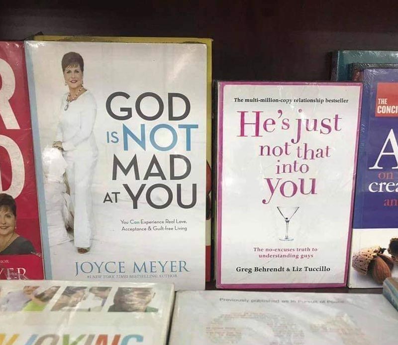 God is not mad at you...