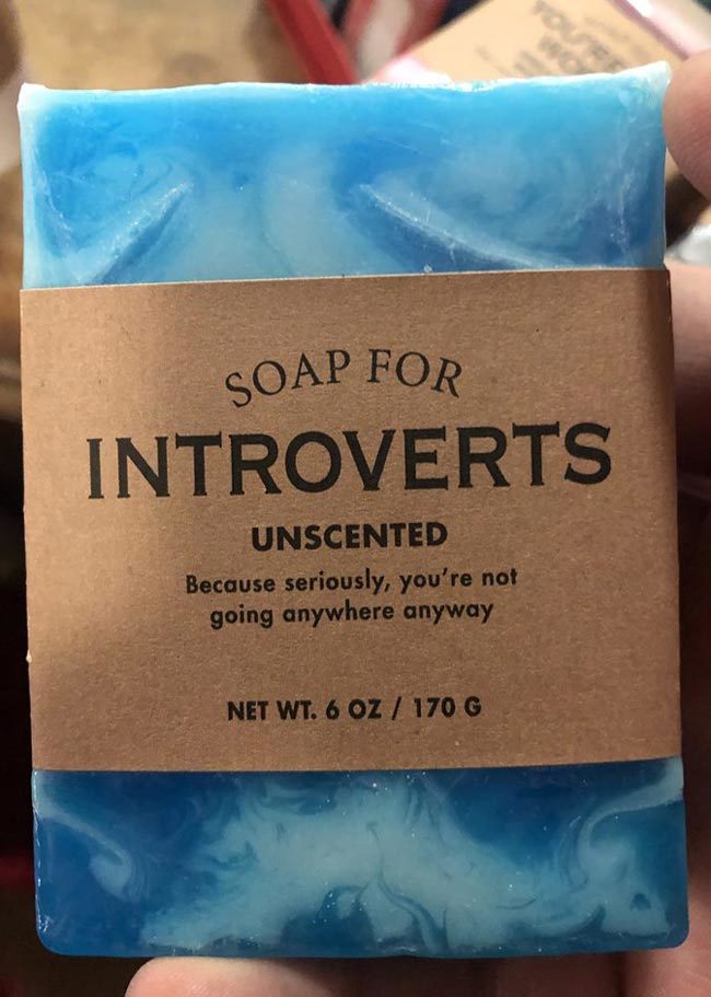 Soap for introverts
