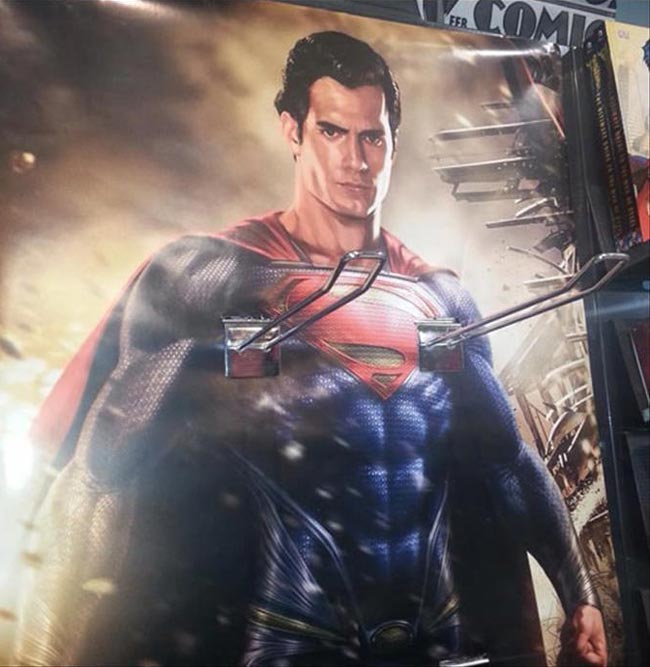 Is it just me, or does Superman look cold