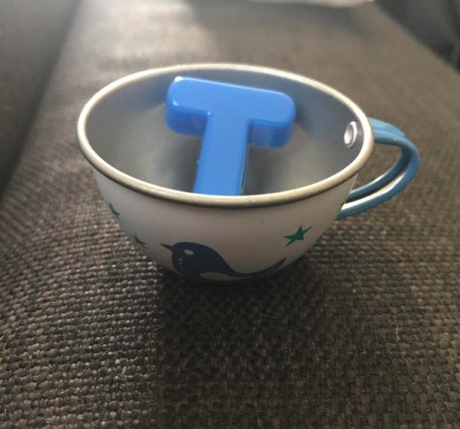 I asked my toddler for a cup of tea and she nailed it