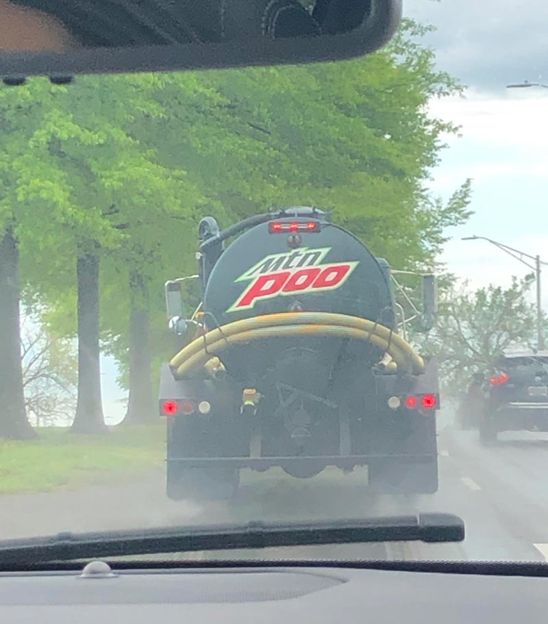 This septic tank cleaning service in the Smoky Mountains