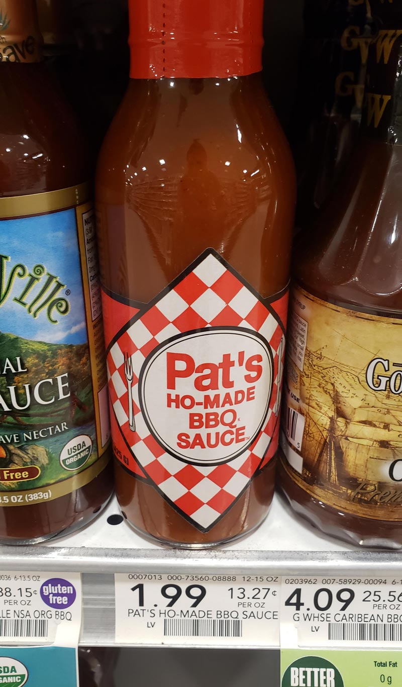 This BBQ sauce I saw at Publix