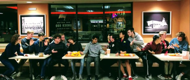 My friends and I recreated The Last Supper at our local Whataburger