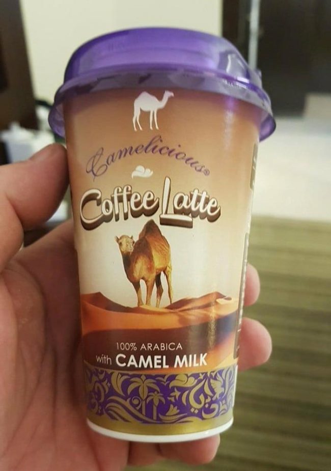 Camel Milk Latte Anyone? Available at 7/11 Dubai