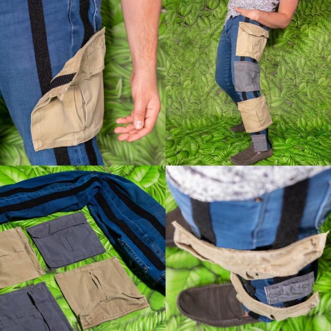 For fun I make myself fake products. The CargoMAX are the modular cargo pants. You can never have enough cargo pockets