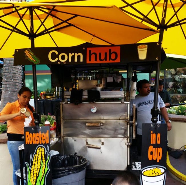 This Mexican Corn stand I found in San Antonio