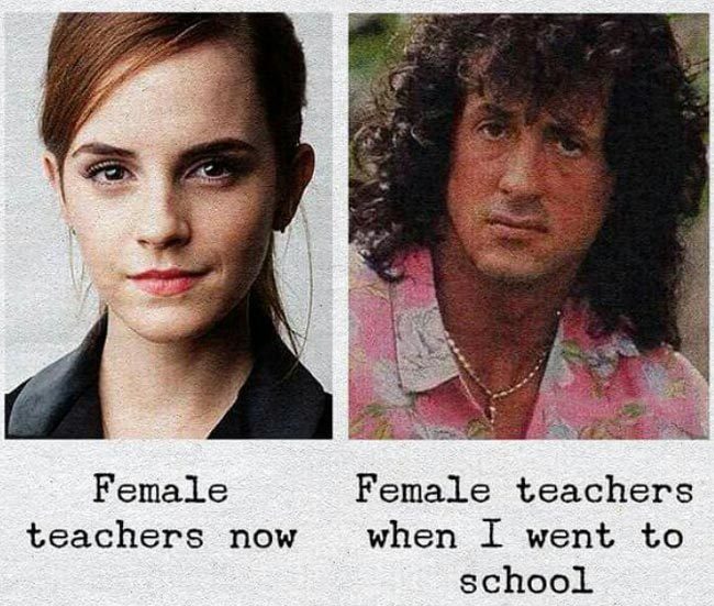 Fact. Never had a remotely hot teacher ever; male or female