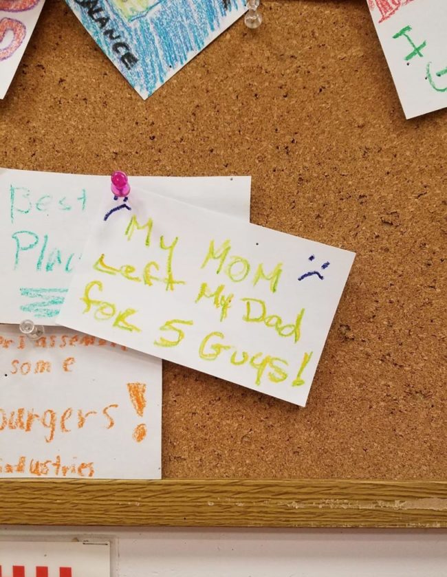 Found this pinned up at a five guys