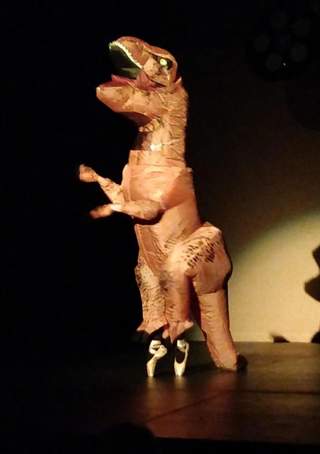 Was not expecting this at my granddaughter's dance recital
