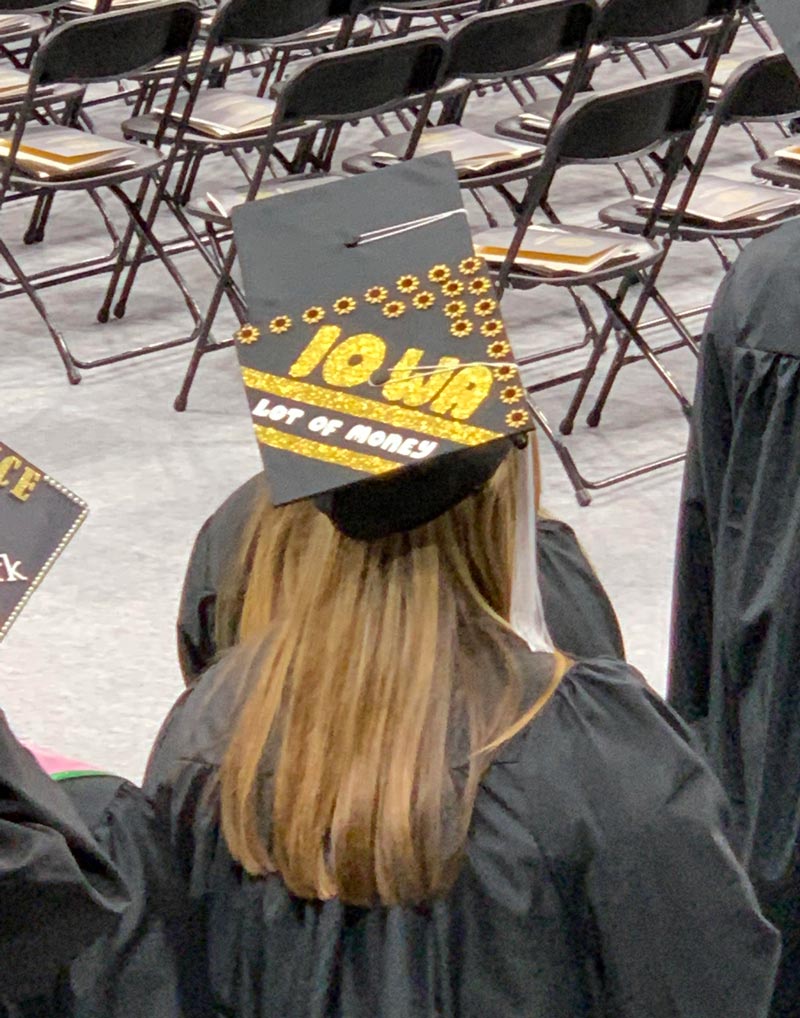 Spotted this weekend at University of Iowa graduation