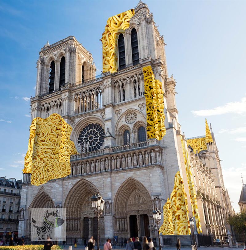 Leaked image for Notre Dame repair #noodledame