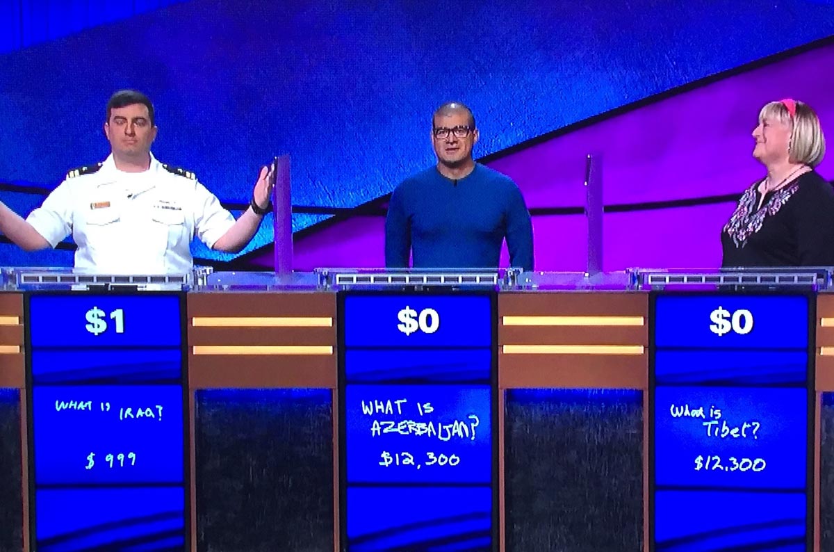 This guy won Jeopardy today with $1 | Odd Stuff Magazine