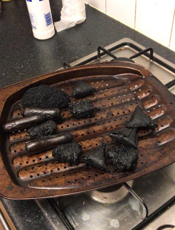 Drunk cooking is never a good idea