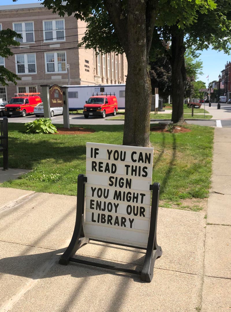 The library in my town put this out