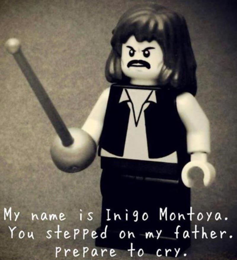 He’ll never lego of his mission