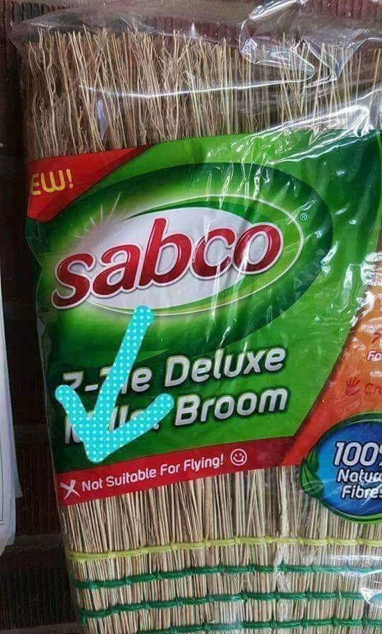 Broom Warning