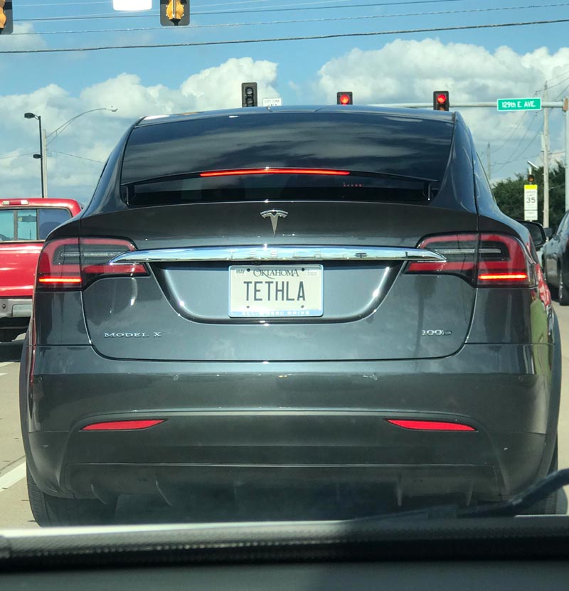 Spotted Mike Tyson's Tesla