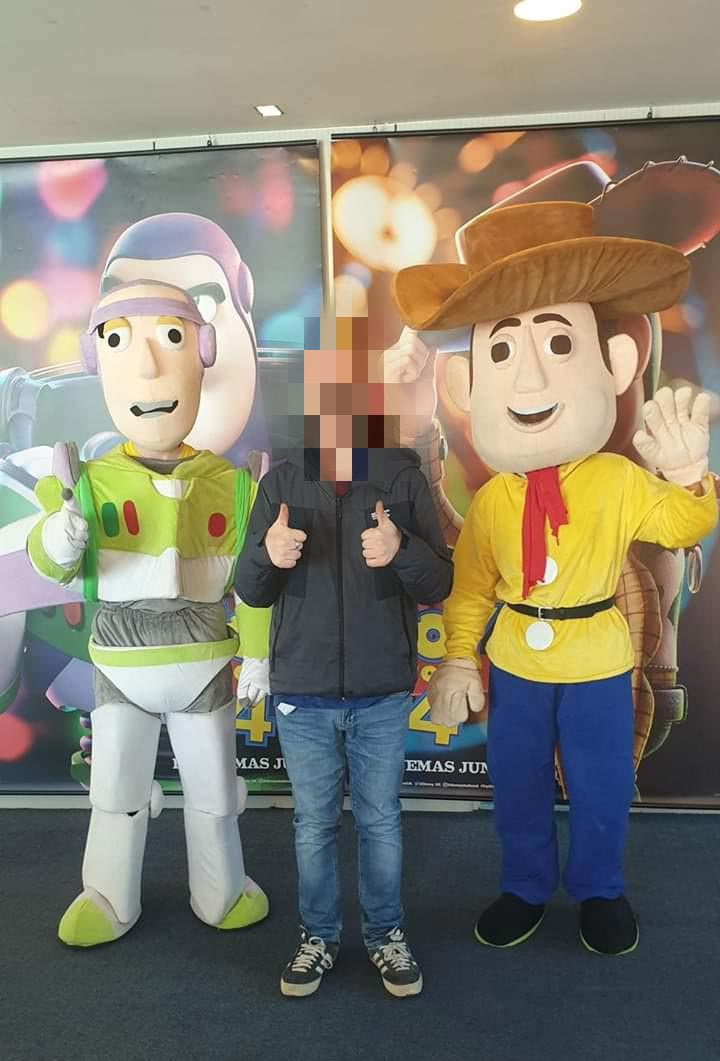 These Toy Story 4 Costumes at my local cinema