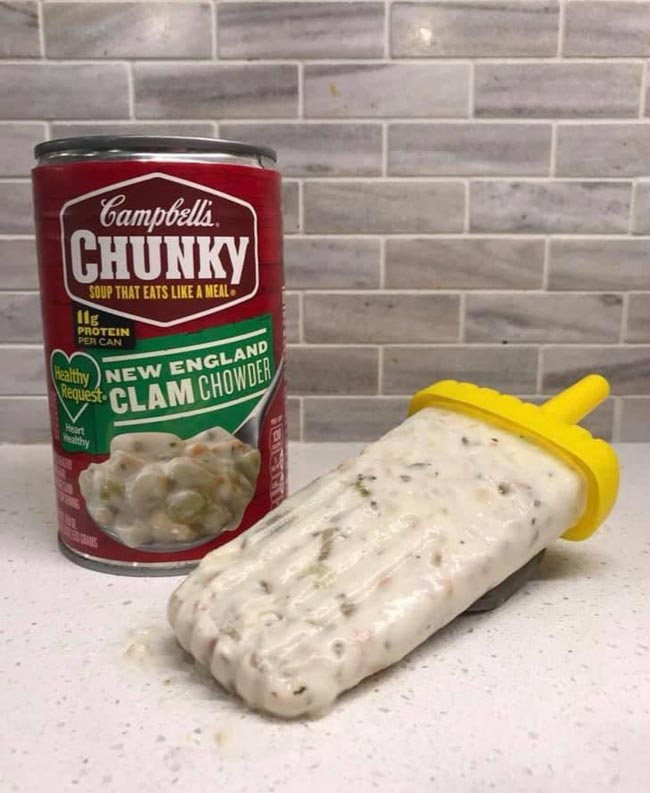 Keep cool this summer with a chunky chowder popsicle