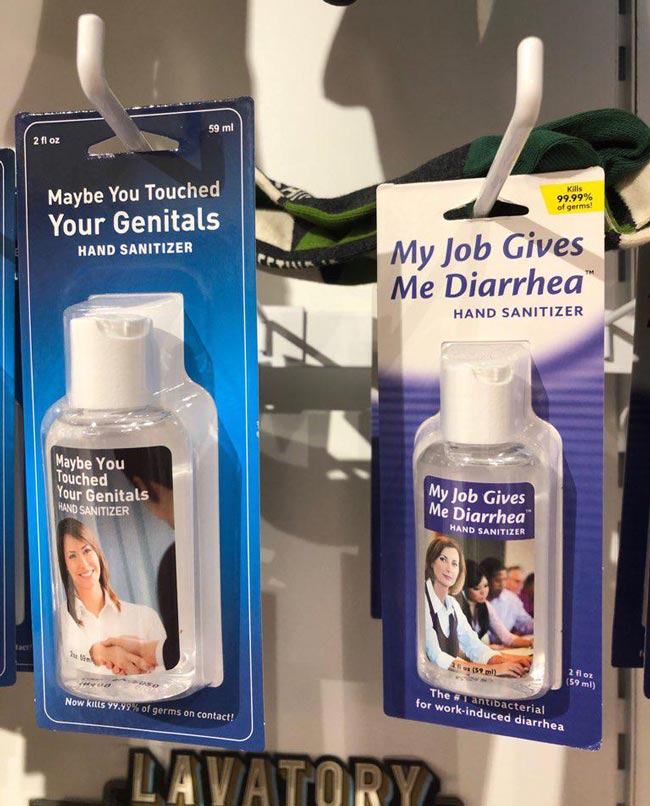 These hand sanitizers
