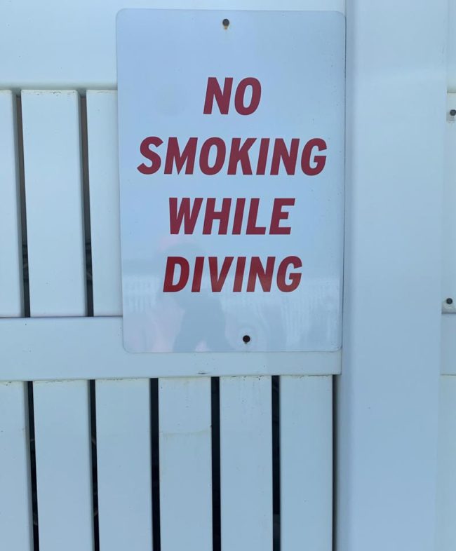 Posted by the pool at my grandma's retirement community