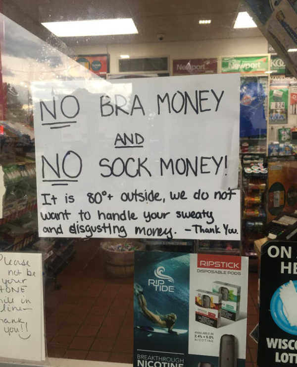 Sign at my local gas station
