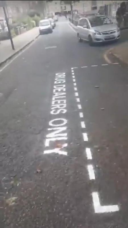 Drug dealers get their own parking zone in London