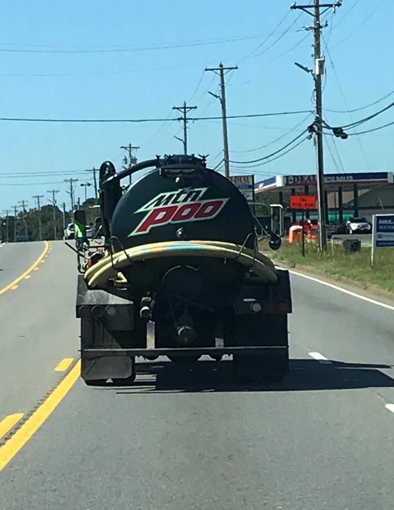 Hey look a Mountain Dew truck... wait a minute