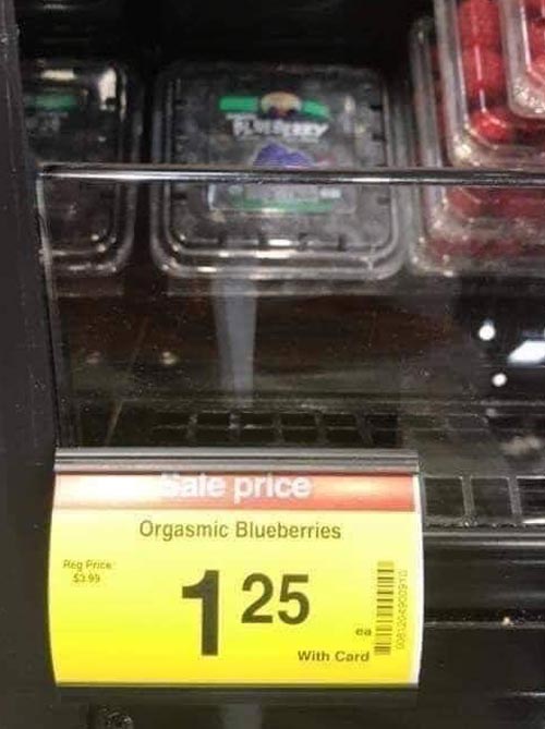 Some damn good blueberries