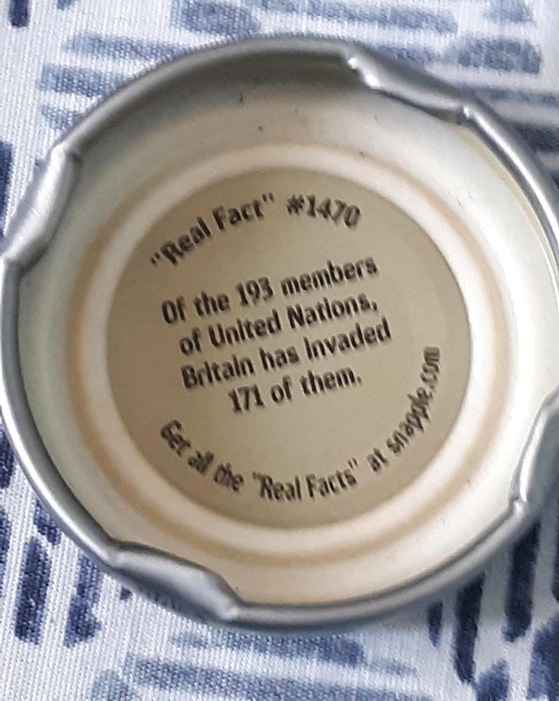 Snapple truly educates