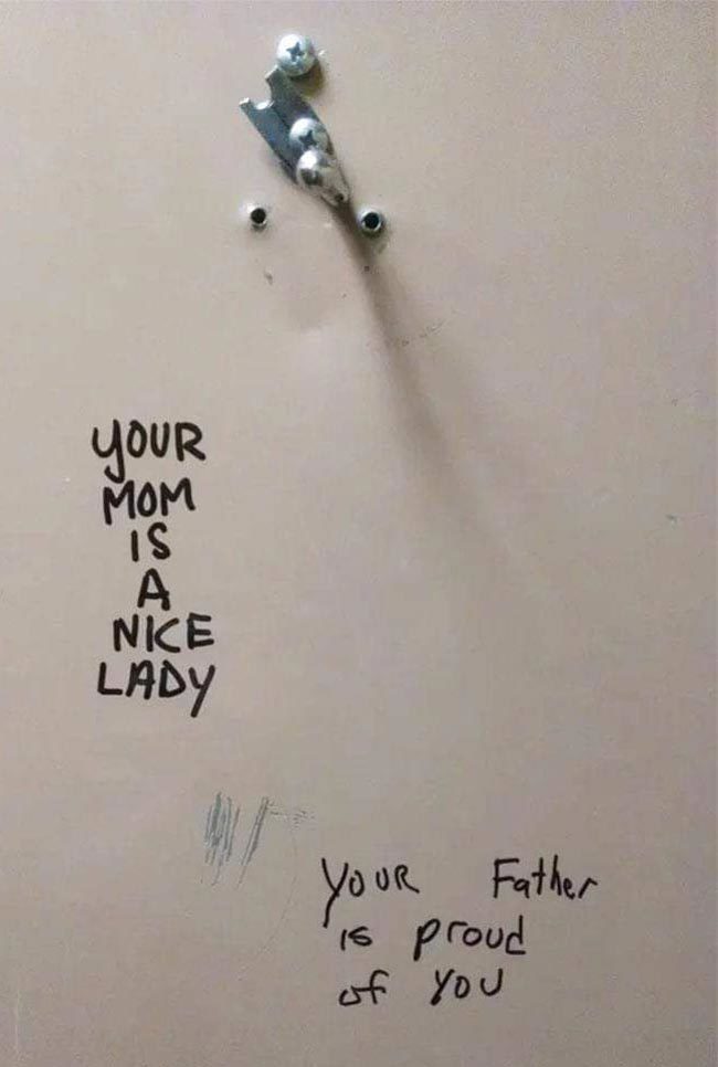 Wholesome graffiti