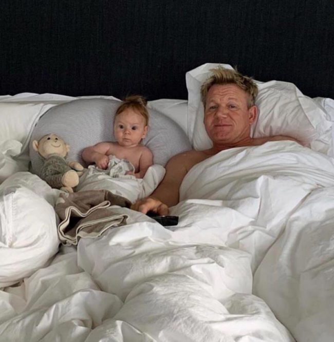 Gordon Ramsay's son looks like he about to yell at me for overcooking the scallops