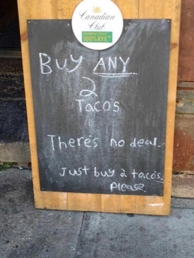 Buy any 2 Tacos..
