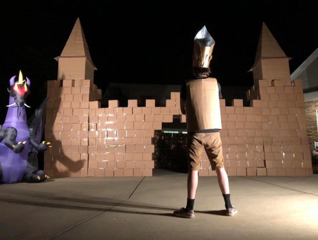 16 hours, 1,108 cardboard boxes, a literal mile of tape, and the help of a few friends created the best birthday I’ve had in a long time